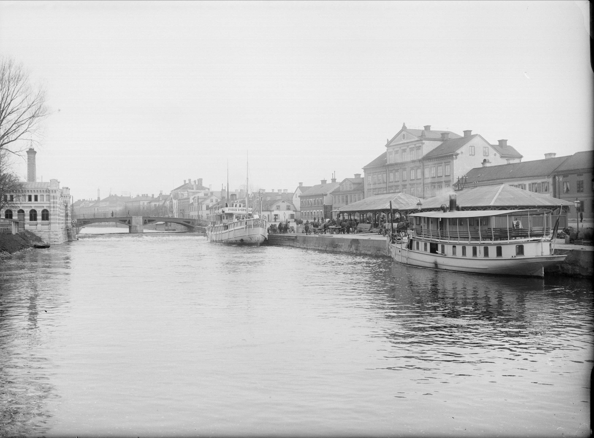 Alfred Dahlgren, Hamnen i Uppsala från söder, Uppsala 1901 - 1902
