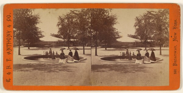 Edward and Henry T. Anthony & Co., Central Park (New York.) The Fountain on the Mall.