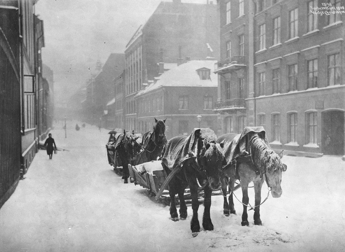 Anders Beer Wilse, Prot: Snestorm 13/2 1904