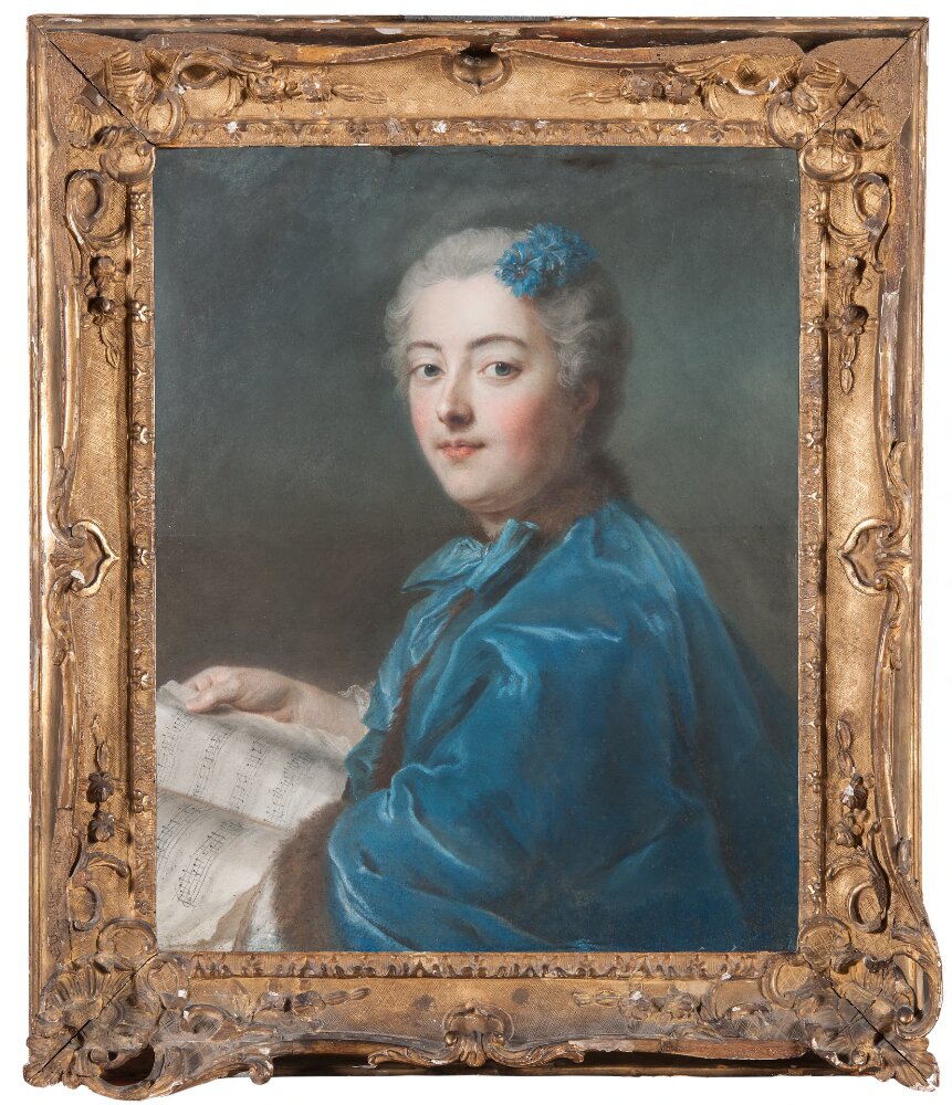 Maurice Quentin de La Tour, Marie-Sophie de Courcillon, Duchesse de Pecquigny, Princesse de Rohan