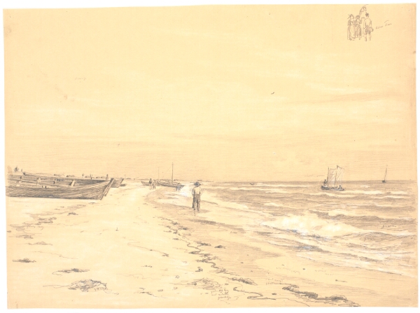Martinus Rørbye, Parti af Sønderstrand, Skagen