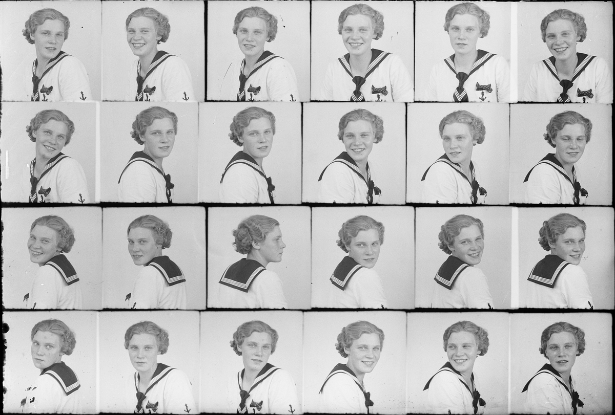 Skötsner-Edhlund, Ateljé Portrait - Woman, Östhammar, Uppland
