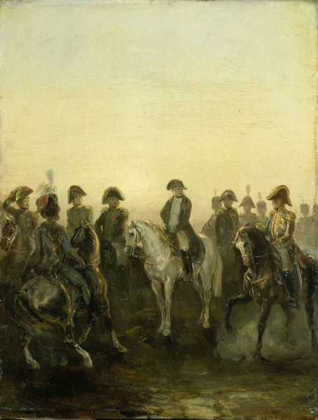 Charles Rochussen, Napoleon with his Staff