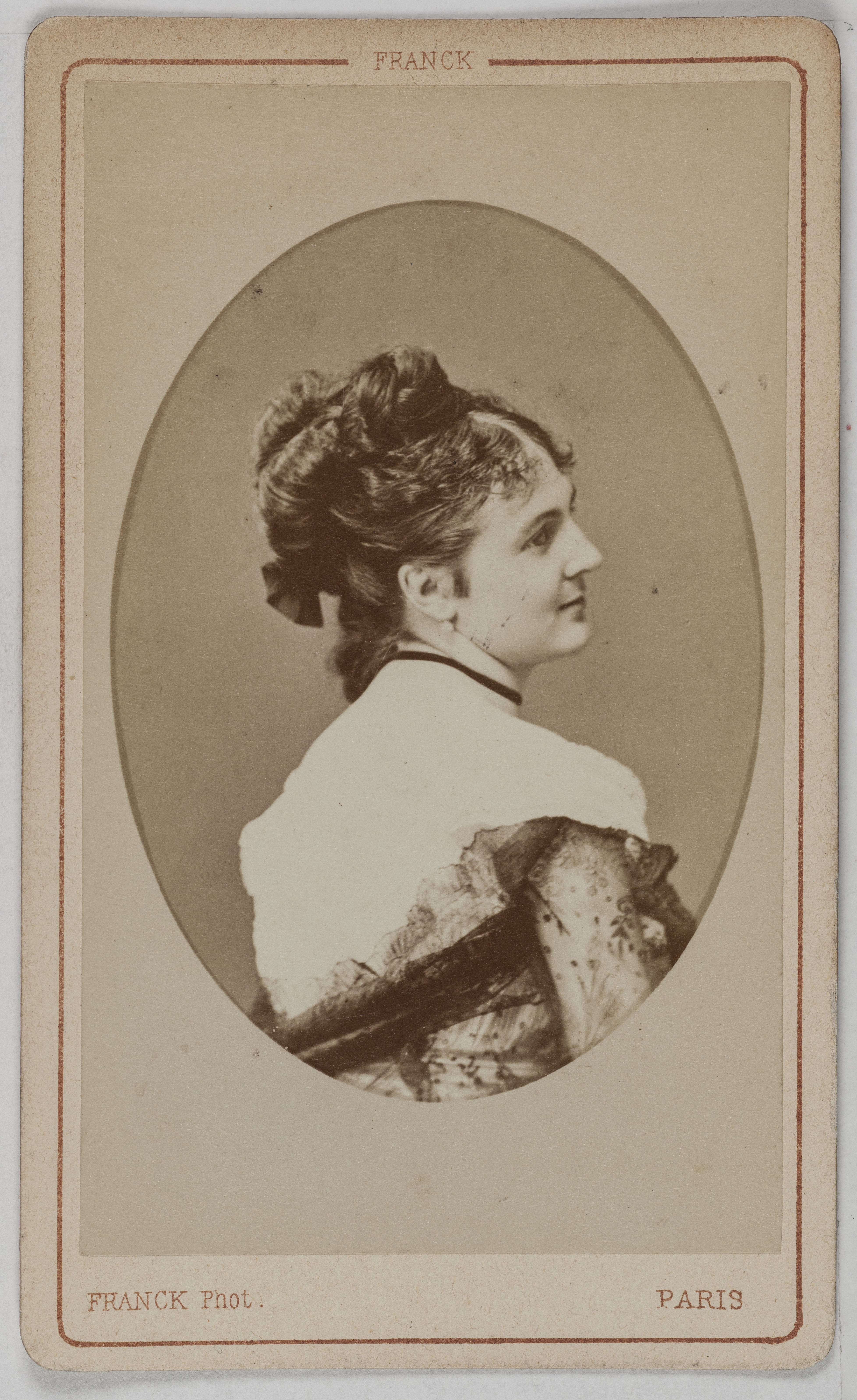 Franck, Portrait de Jeanne (actrice au théâtre de Cluny)