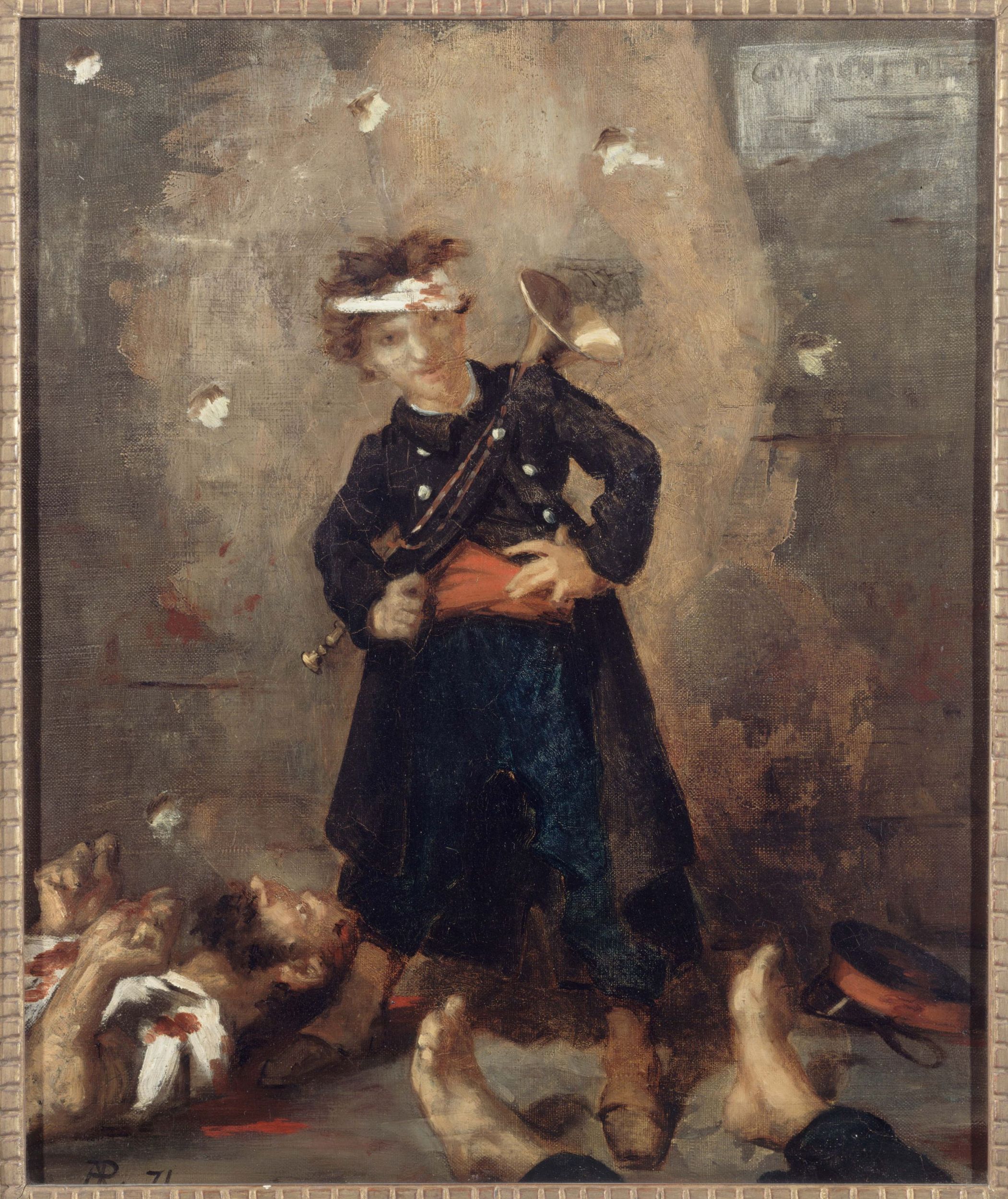 Alfred Philippe Roll, L'Exécution d'un trompette sous la Commune
