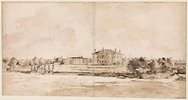 Francesco Guardi, The Villa Loredan, near Treviso