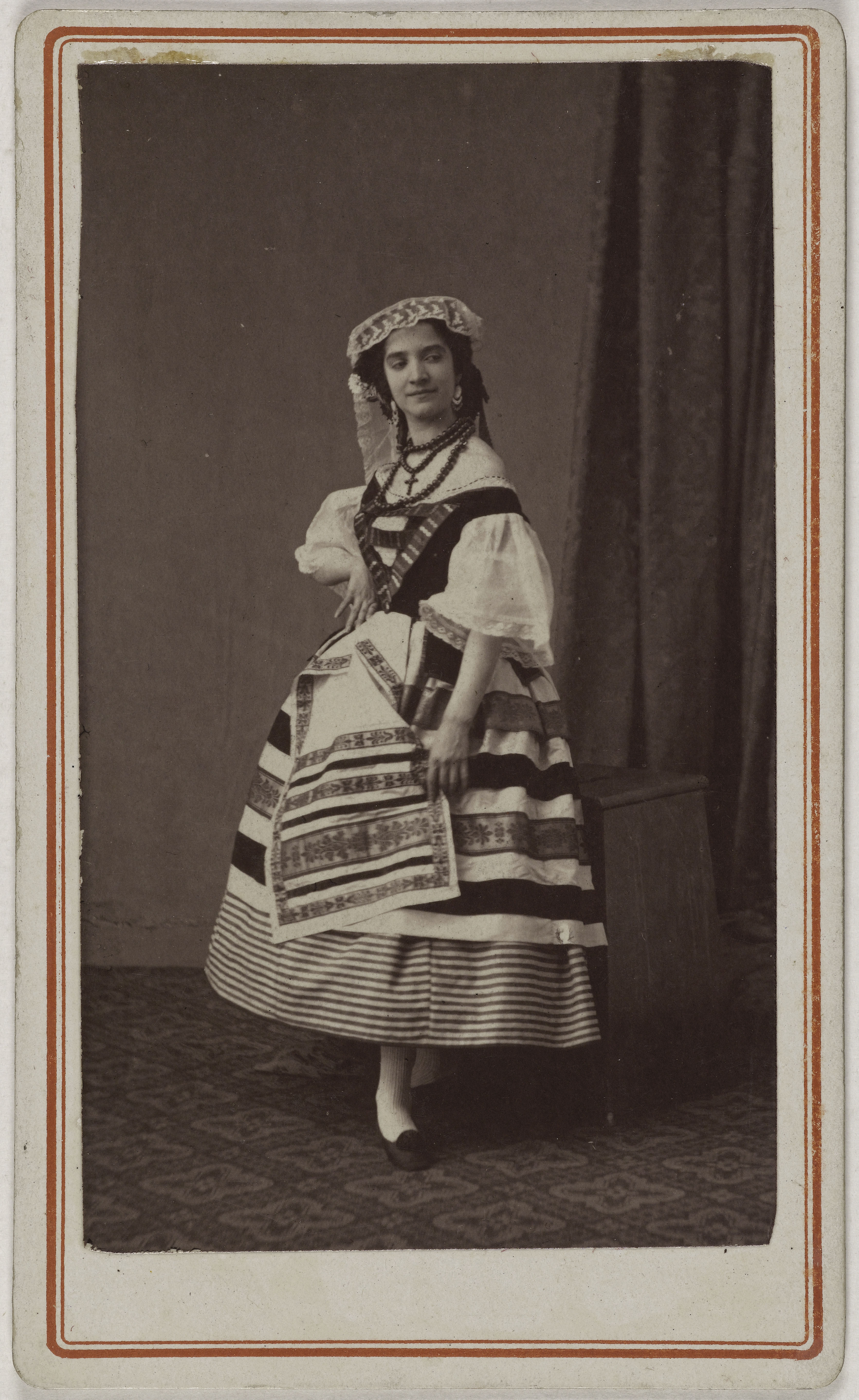 Anonyme, Portrait de Julie Clémence Marie Dambricourt (actrice au théâtre de l'Odéon et du Gymnase)