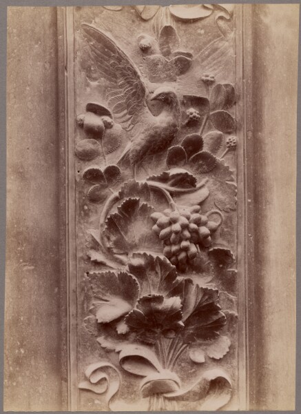 Unknown, [Relief sculpture with bird]