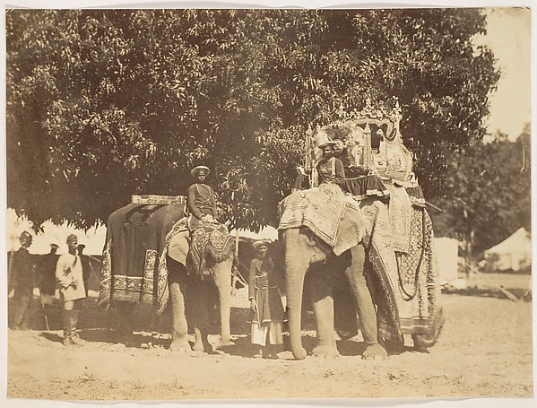 Unknown, [Governor General's State Elephant and Silver Howdah]