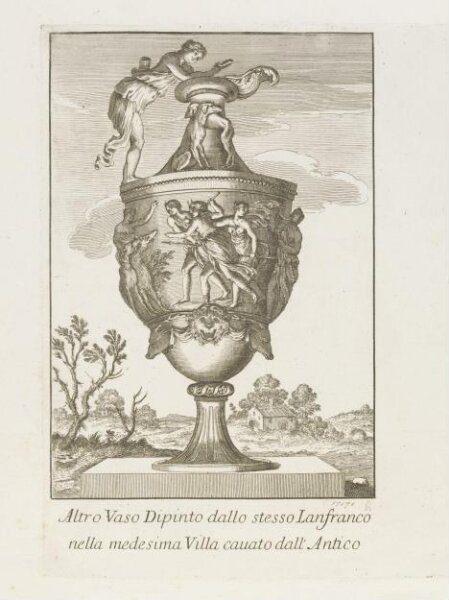 Giovanni Lanfranco, Raccolta di vasi diversi formati da illvstri artefici antichi e di varie targhe soprappóste álle fabbriche più insigni di Roma da celebri architetti moderni
