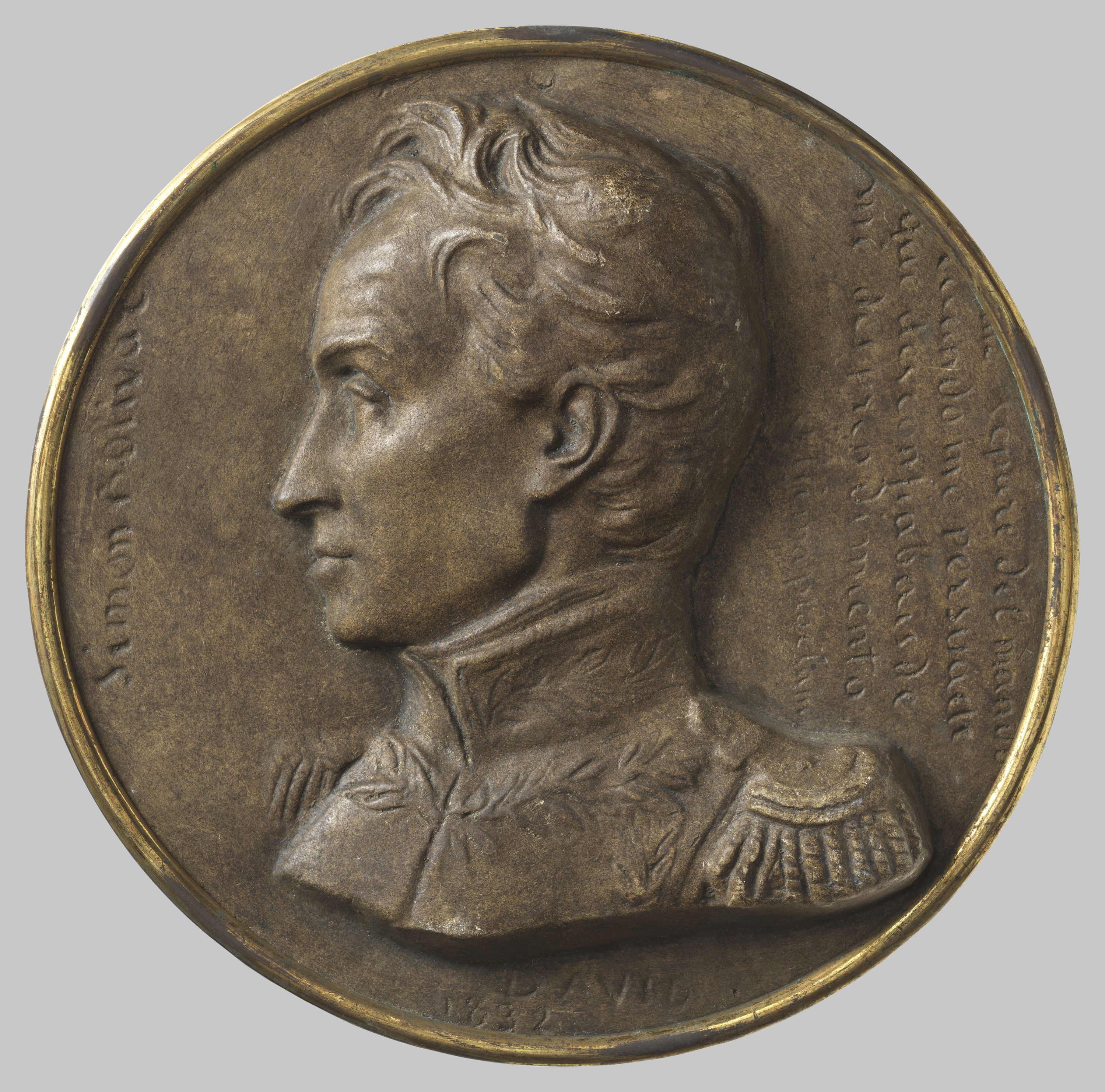 David d'Angers, Simon Bolivar