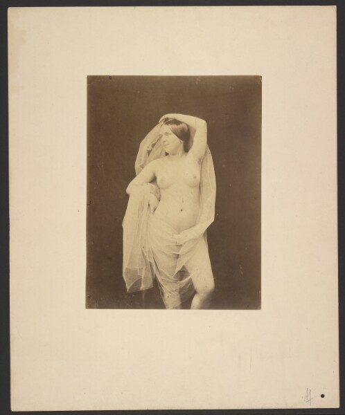 Unknown, [Draped female nude]