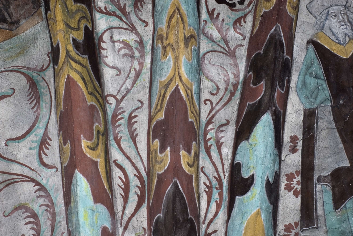 Bengt Backlund, Lime Painting in Harkberga Church, Uppland 2009