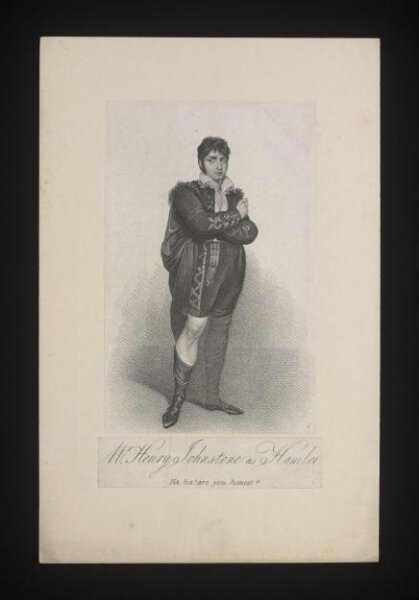 Unknown, Mr Henry Johnstone as Hamlet