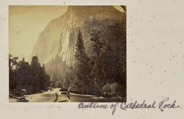 Carleton Watkins, [Cathedral Rock, Yosemite]