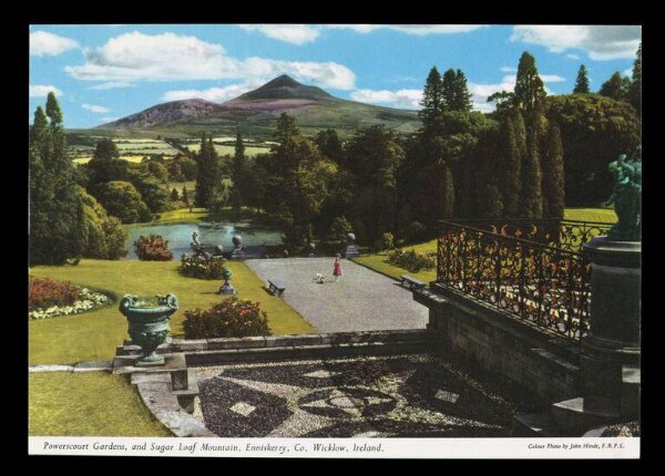 Hinde, John Wilfrid, Powerscourt Gardens, and Sugar Loaf Mountain, Enniskerry, Co. Wicklow, Ireland