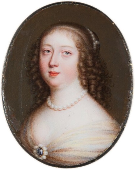 Jean Petitot, Mrs Jane Midleton, hovdam vid Karl II:s hov, England