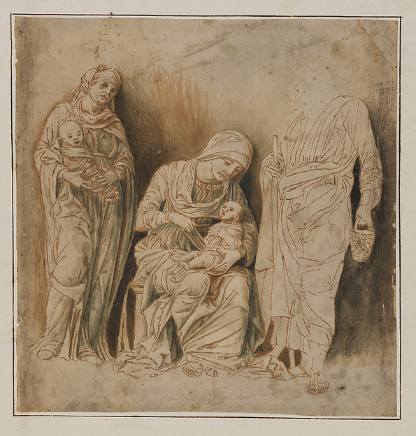 Andrea Mantegna, The Holy Family with Saint Elizabeth and the Infant John the Baptist