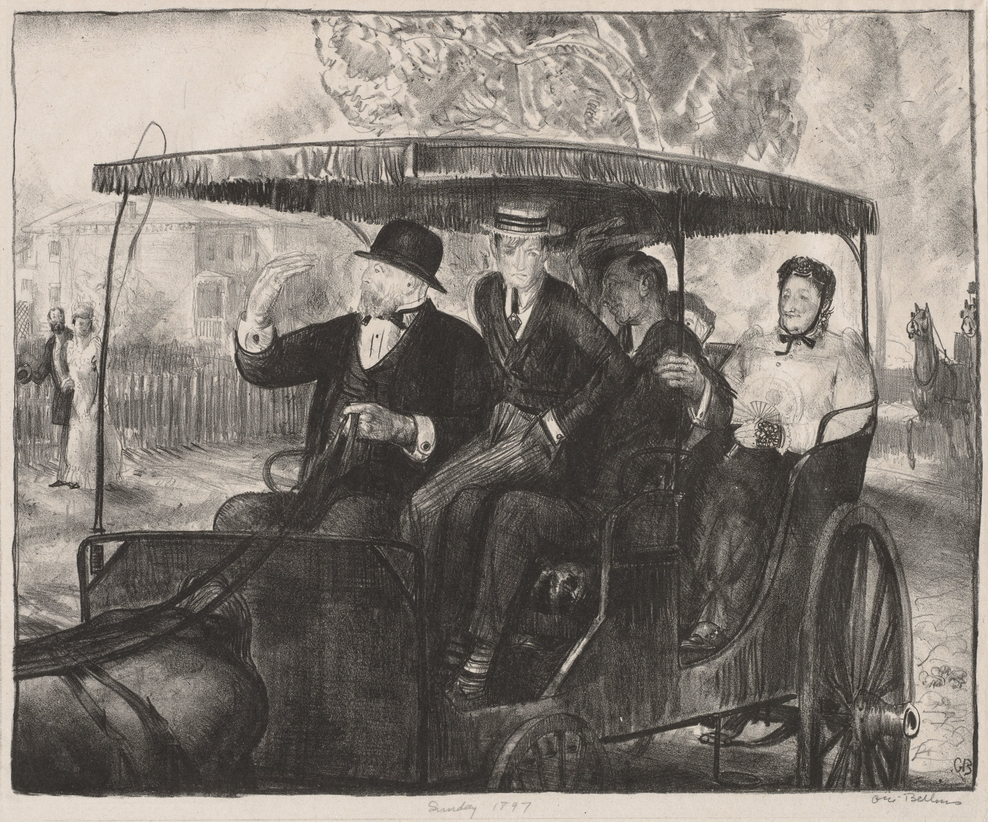 George Bellows, Sunday 1897
