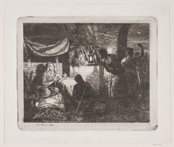 Carl Bloch, Hyrdernes tilbedelse