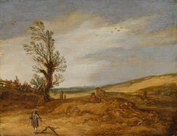 Esaias van de Velde, A View in the Dunes