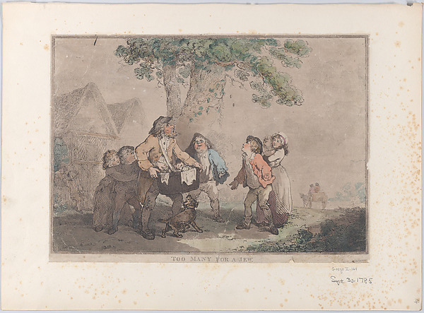 Thomas Rowlandson, Too Many for a Jew