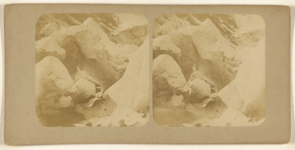 Adolphe Braun, [Bridge of Ice, Tyrol]