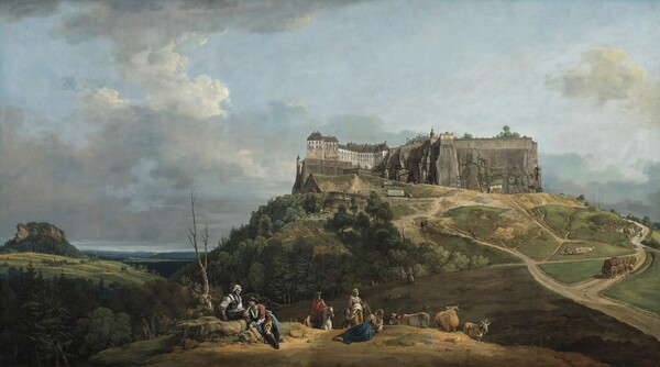 Bernardo Bellotto, The Fortress of Königstein