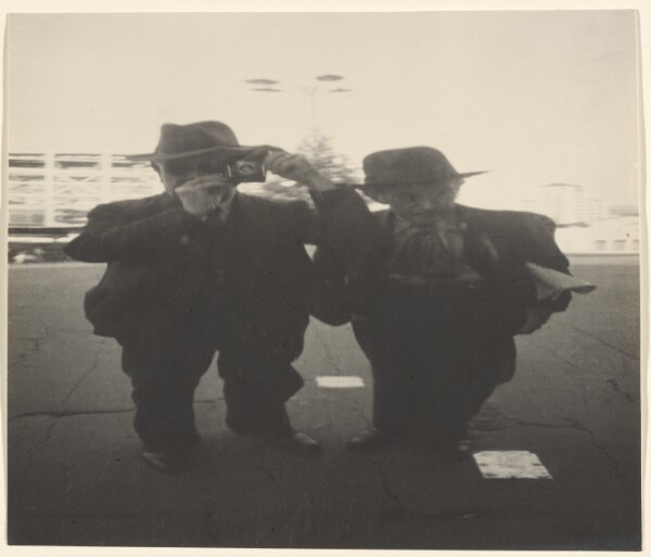 Louis Fleckenstein, [Self Portrait with Companion]