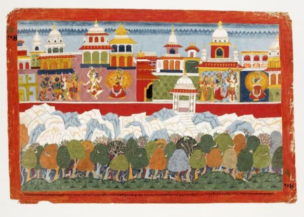 Unknown, Vanasura, Shiva and Parvati