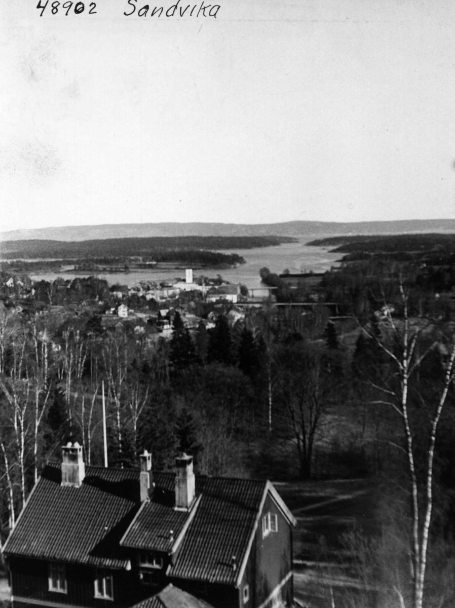 Anders Beer Wilse, Oversiktsbilde Sandvika.