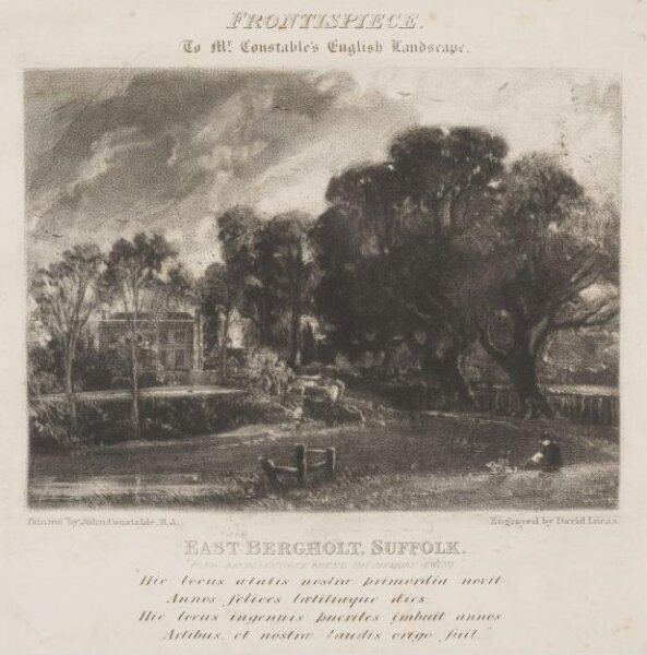Constable, John RA, EAST BERGHOLT, SUFFOLK