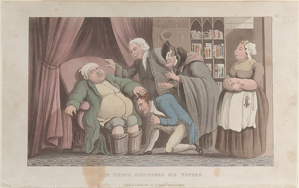 Thomas Rowlandson, Quae Genus Discovers His Father