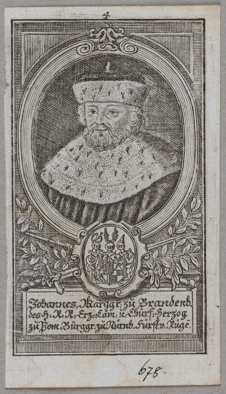 Johann Georg Wolffgang, Johann "Cicero", Kurfürst von Brandenburg (1455–1499, reg. 1486–1499)