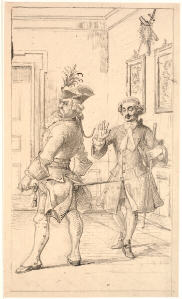 Wilhelm Marstrand, Jepser sammenligner Jacob von Thyboes ryg med vimmelskaftet