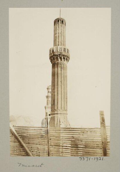 K.A.C. Creswell, Minaret of the mosque of Masih Pasha (Nur al-Din), Cairo