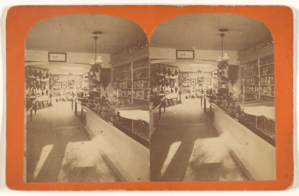 Unknown, [Interior of an antique shop]