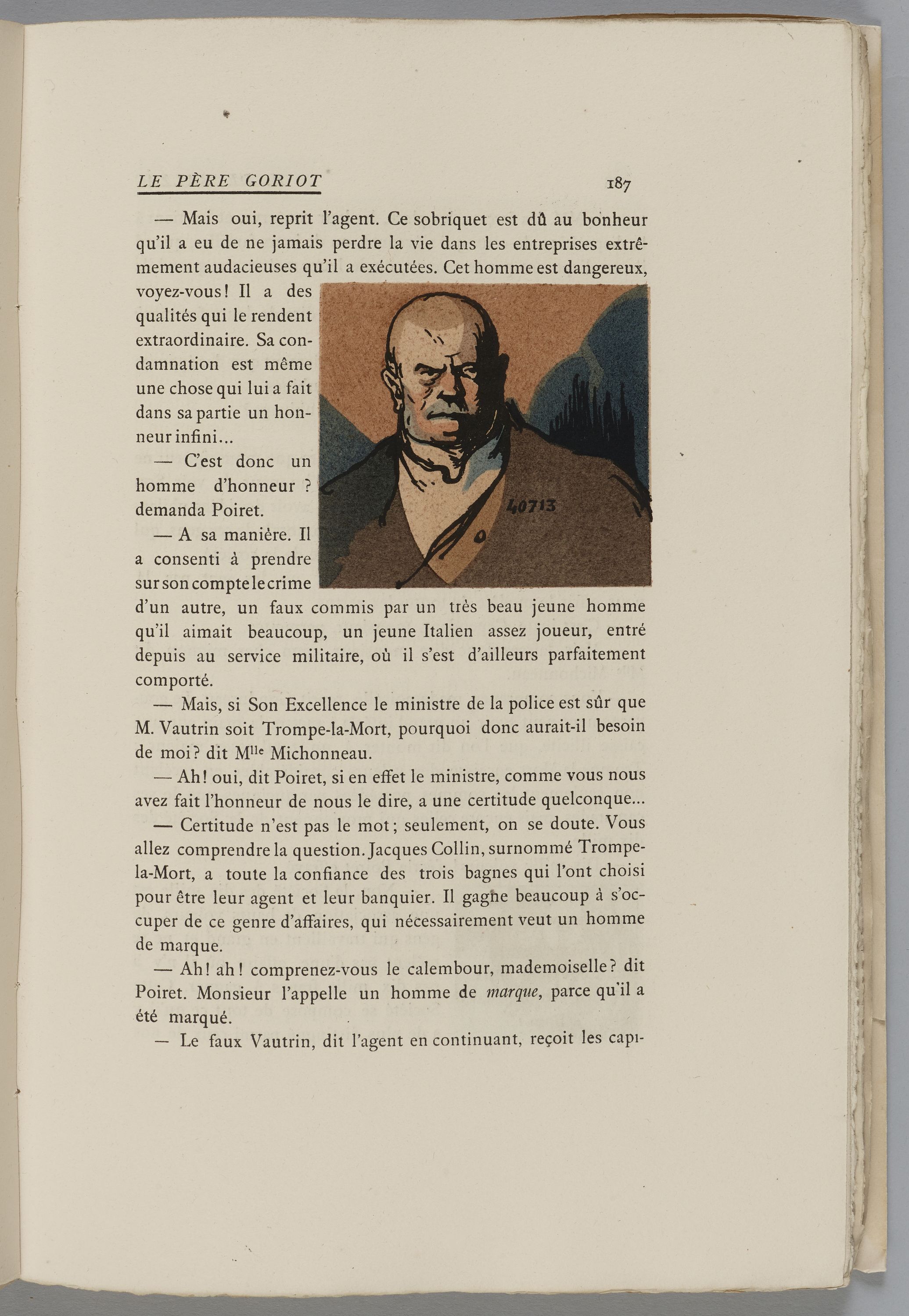Jean-Paul Quint, Portrait de Tompe-la-Mort