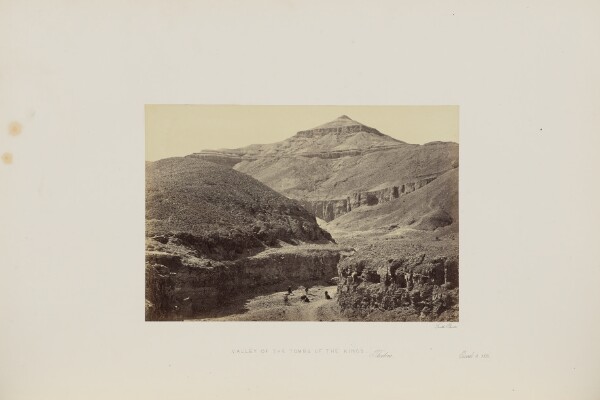 Francis Frith, Valley of the Tombs of the Kings. Thebes