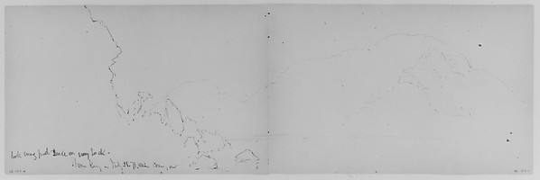 Daniel Huntington, Storm King, 1871 (from Sketchbook)