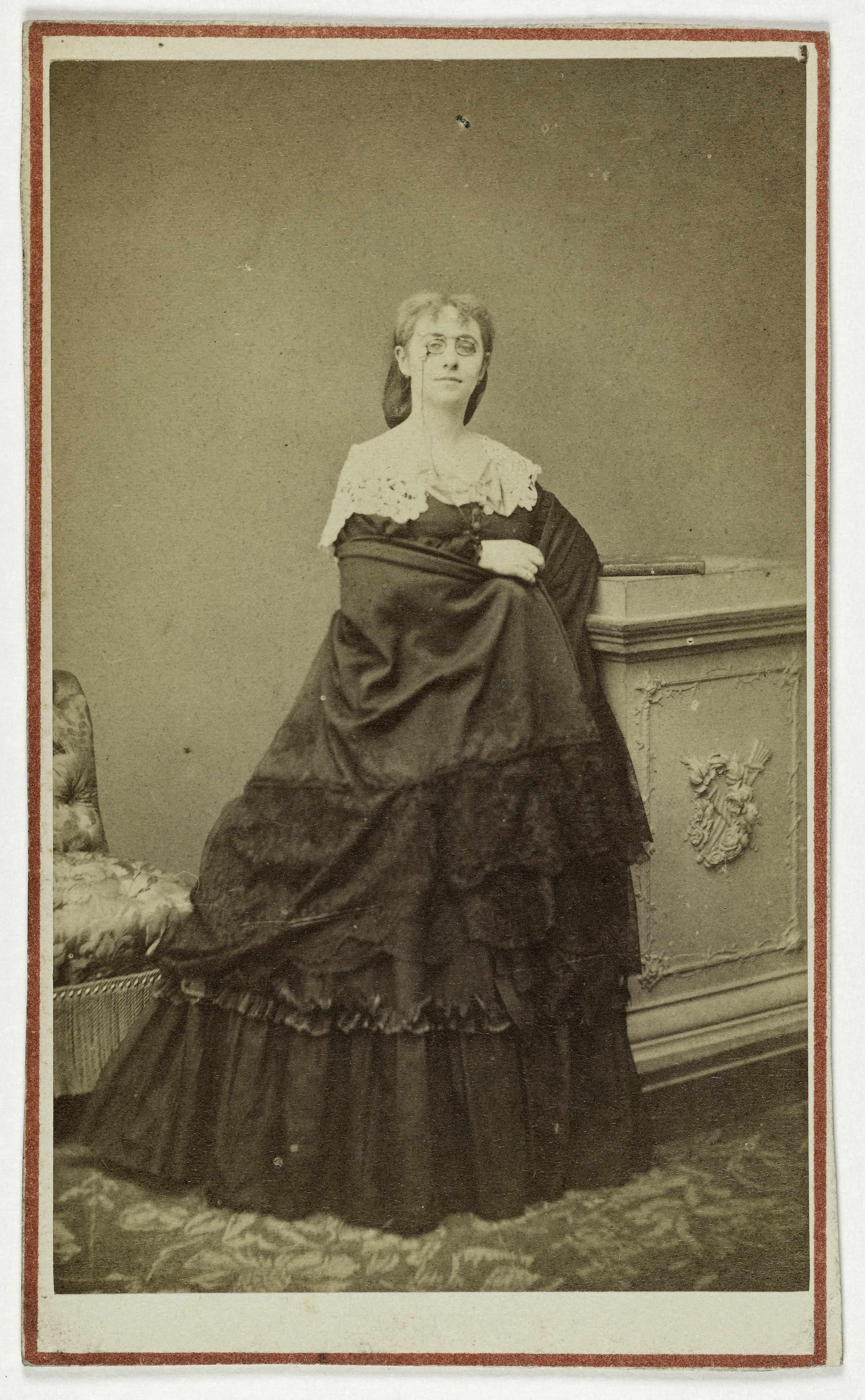 Anonyme, Portrait de Gray, (actrice)