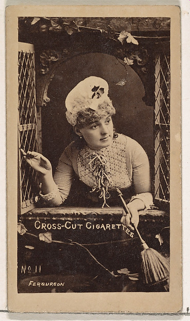 W. Duke, Sons & Co., Card Number 11, Fergurson, from the Actors and Actresses series (N145-1) issued by Duke Sons & Co. to promote Cross Cut Cigarettes