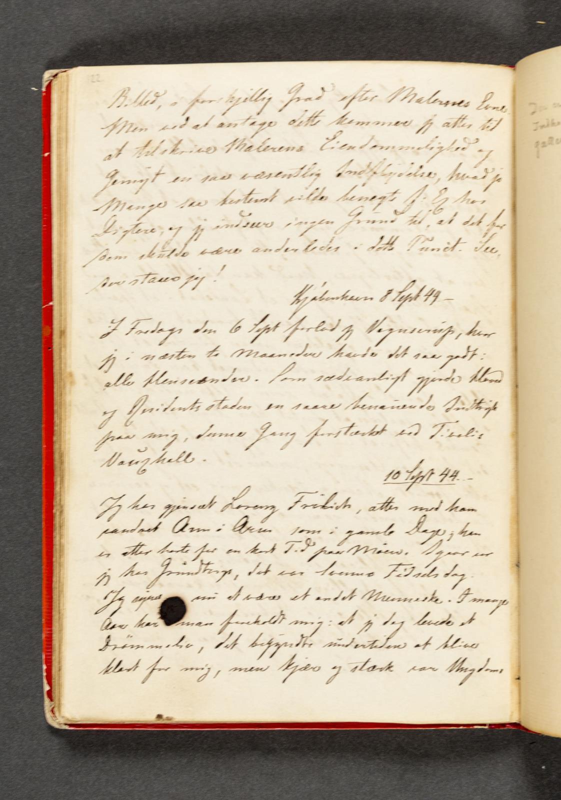 Johan Thomas Lundbye, Dagbog. Side 122