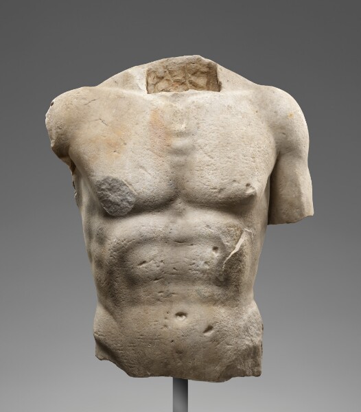 Unknown, Torso of a Male Statue