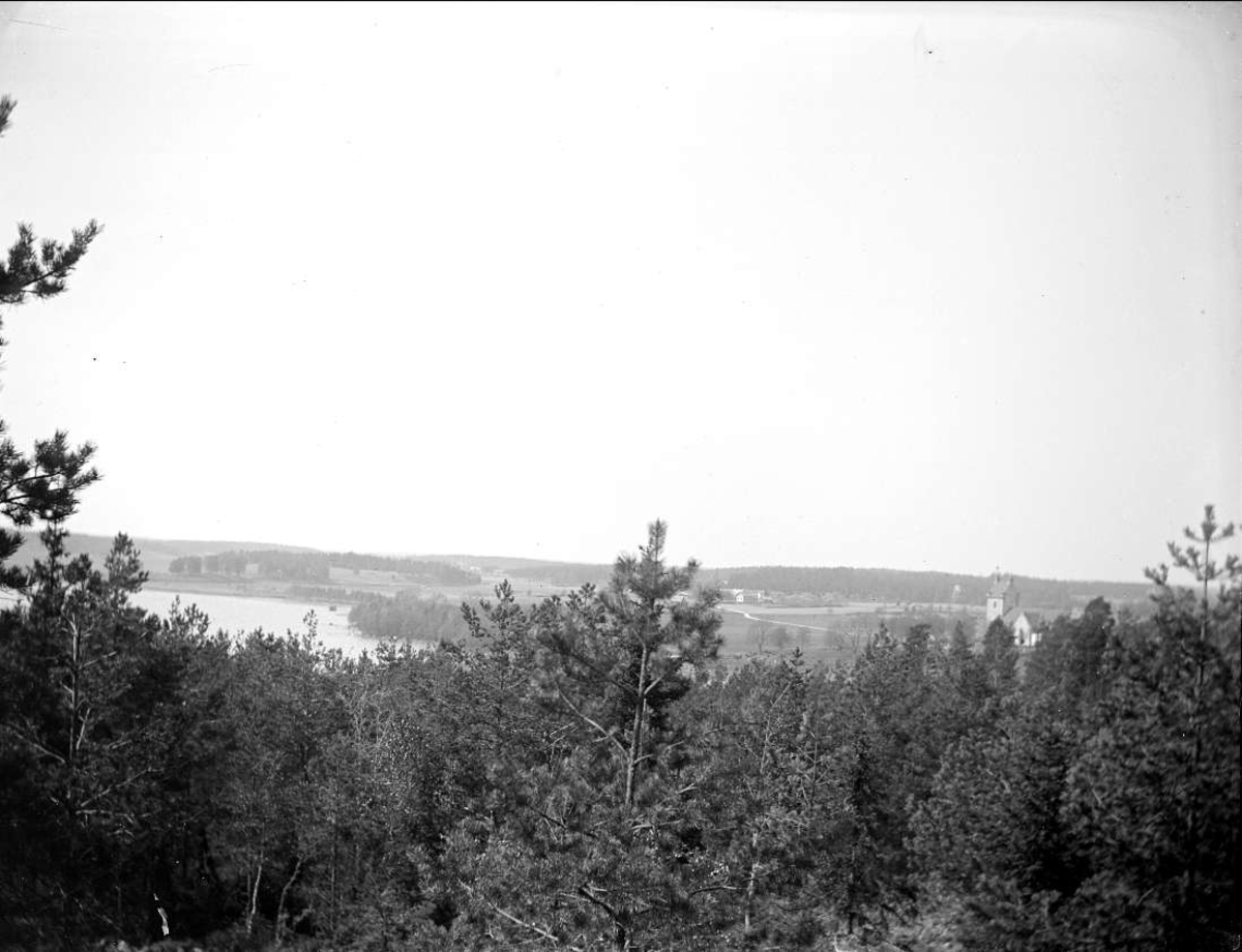 August Fredrik Schagerström, Landskapsvy i Valltentuna socken, Uppland maj 1917