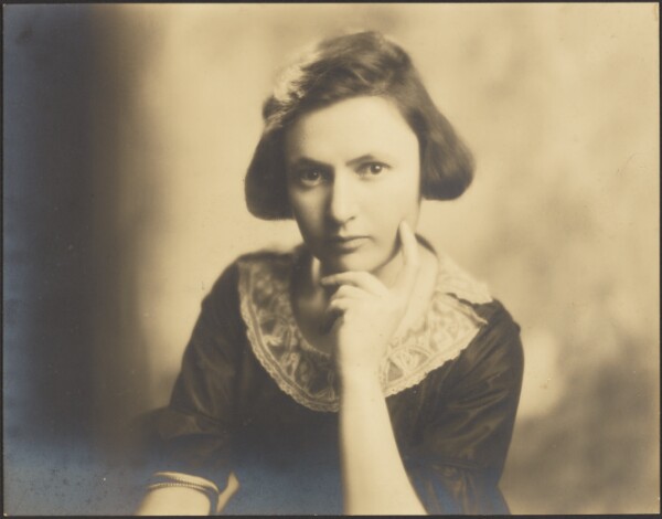 Louis Fleckenstein, [Portrait of a Young Woman with Lace Collar]