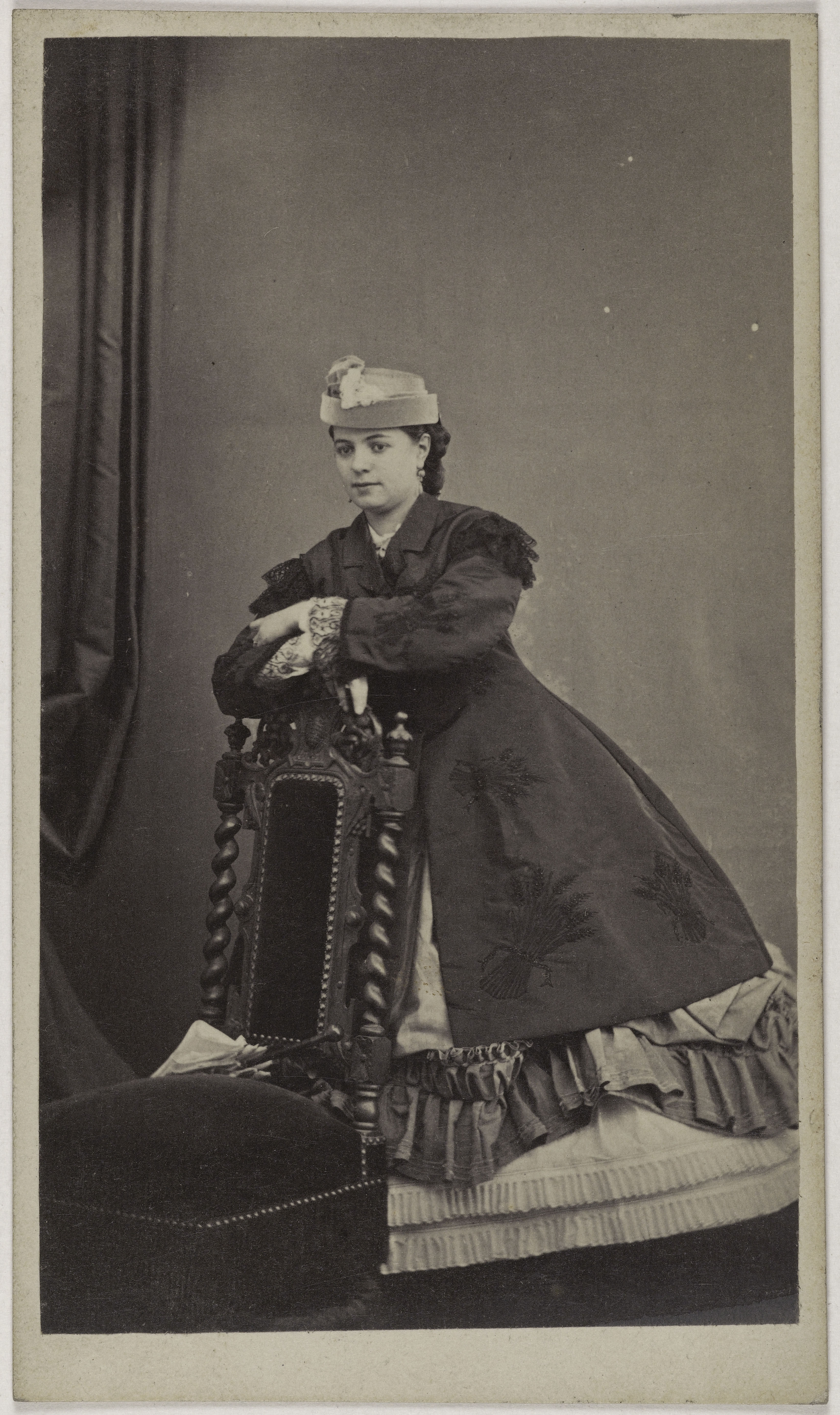 Pierre Petit, Portrait d'Amélie Dachet ( -1889), (actrice)