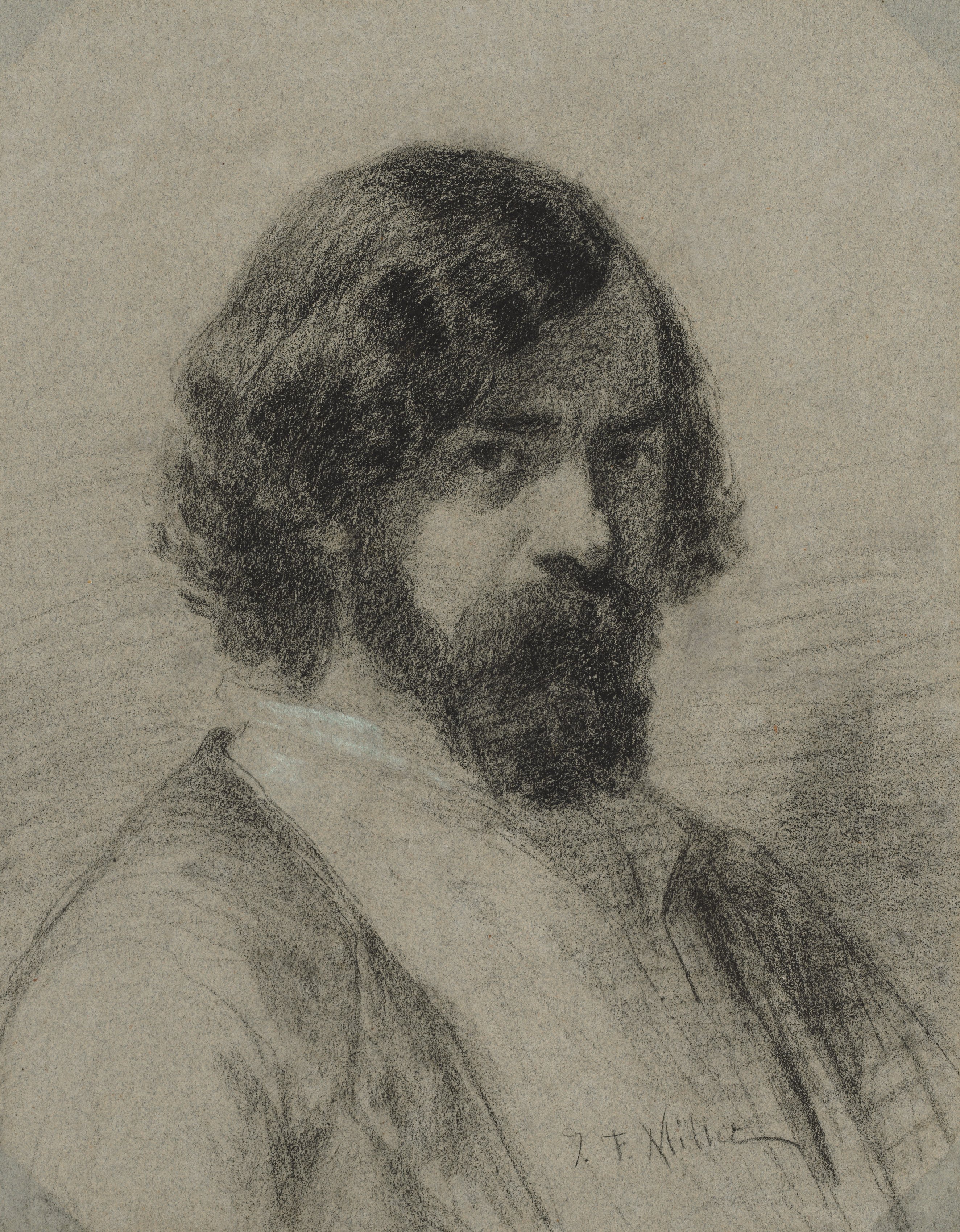 Jean-François Millet, Portrait of Narcisse Virgile Diaz de la Peña