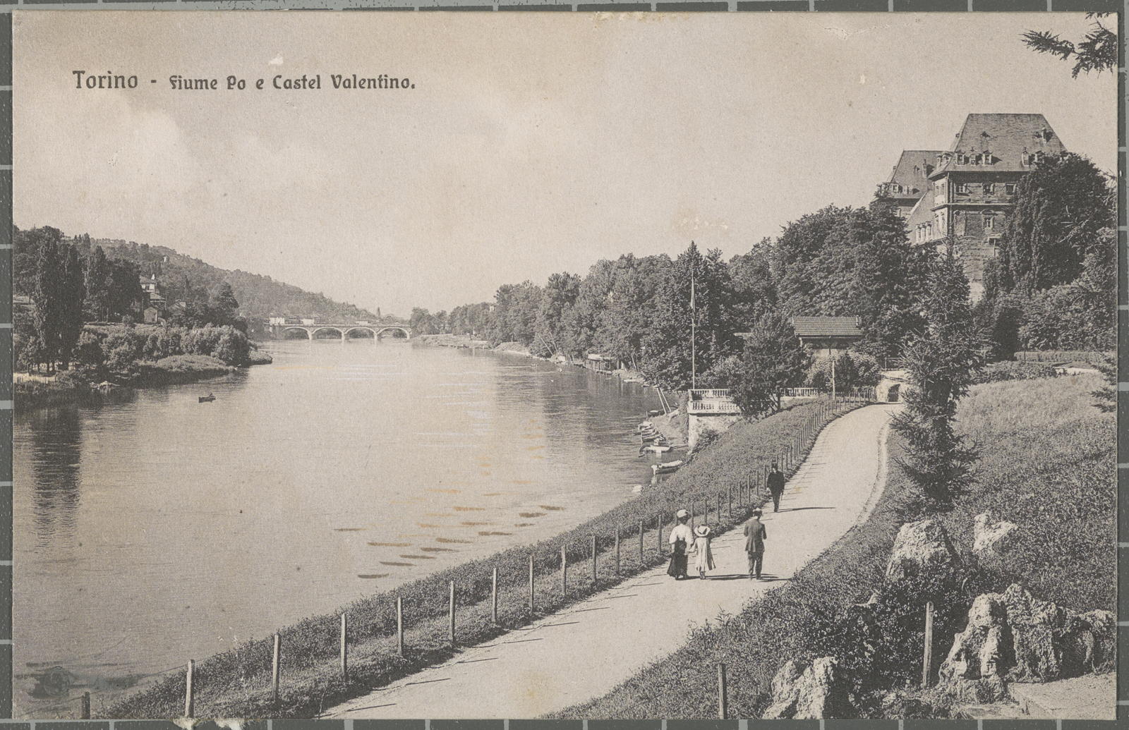 Desconegut, Torino - Fiume Poe Castel Valentino.