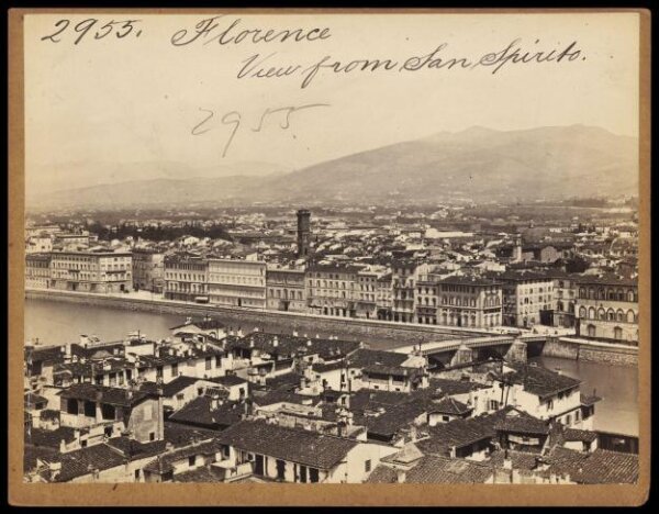 Francis Frith, Florence.  View from San Spirito
